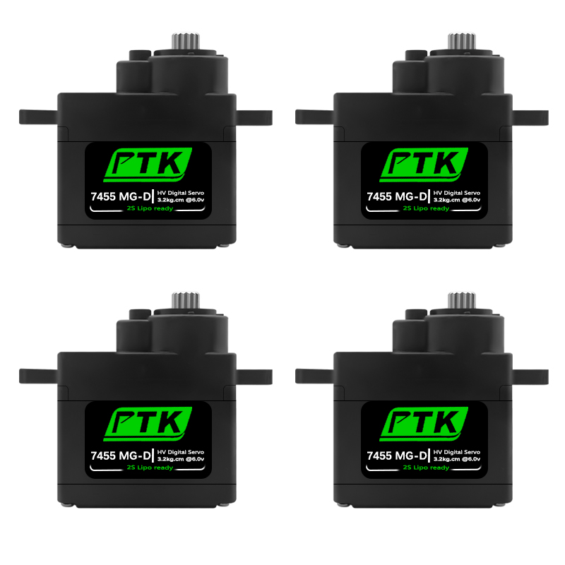 Rc Helicopter Parts - PTK 7455MG-D servo 12g Digital Servo