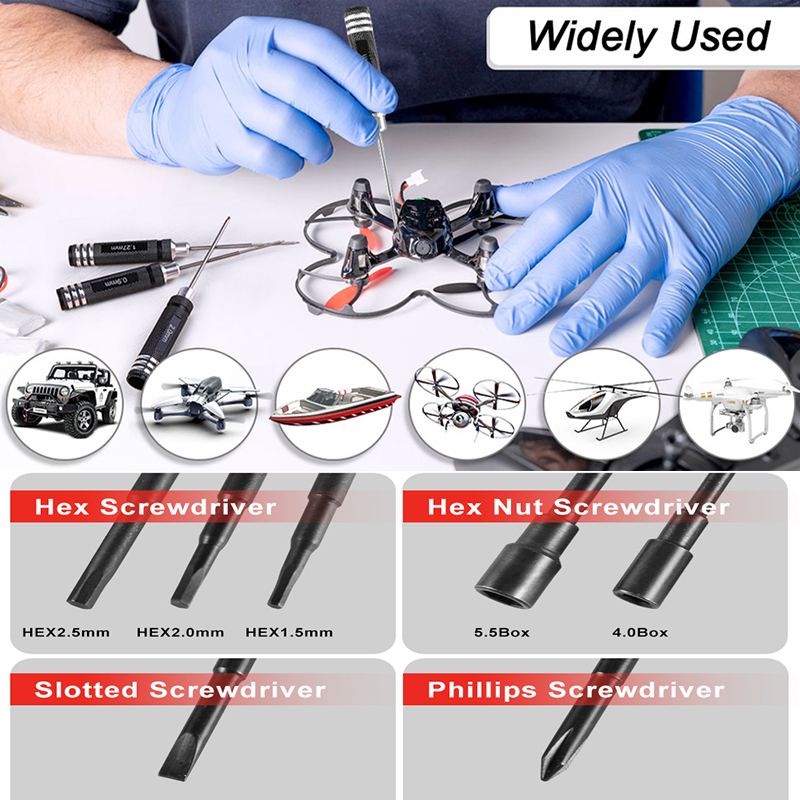 7Pcs 1.5 2.0 2.5mm RC Hex Driv - Rc Helicopter Tool Kit ulasan dan harga