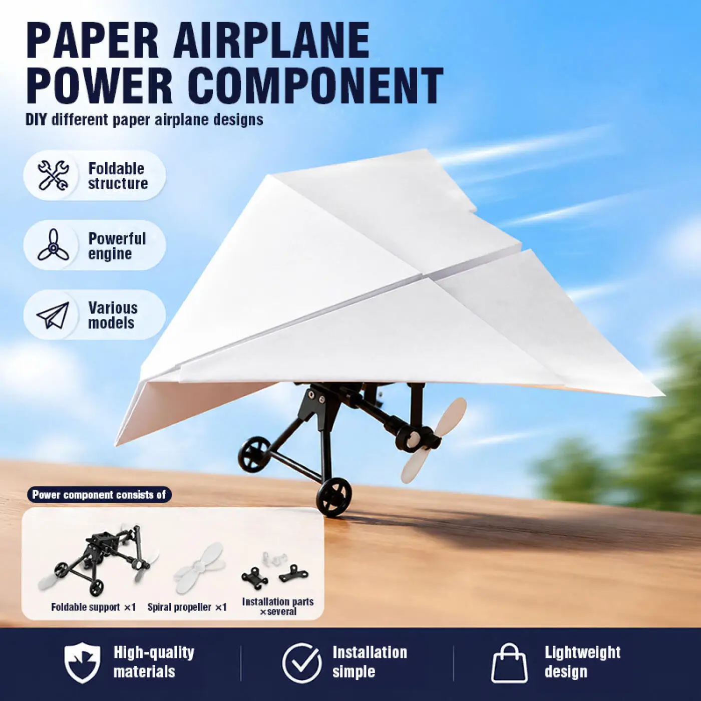 RC Paper Airplane DIY Plane Ki - Rc Helicopter Battery ulasan dan harga