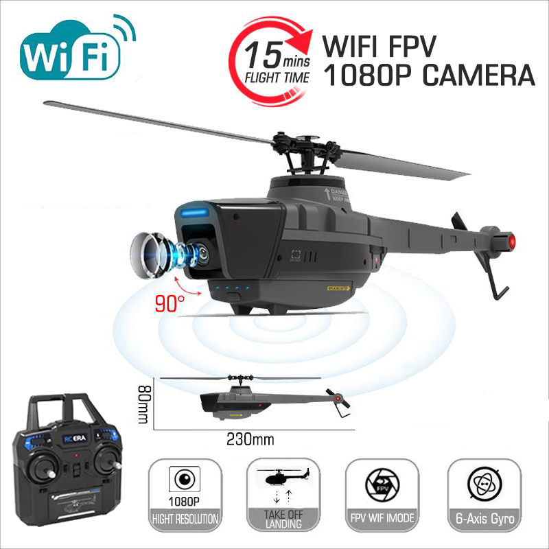 C128 2.4G RC Helicopter 4 Prop - Rc Helicopter Gyro ulasan dan harga