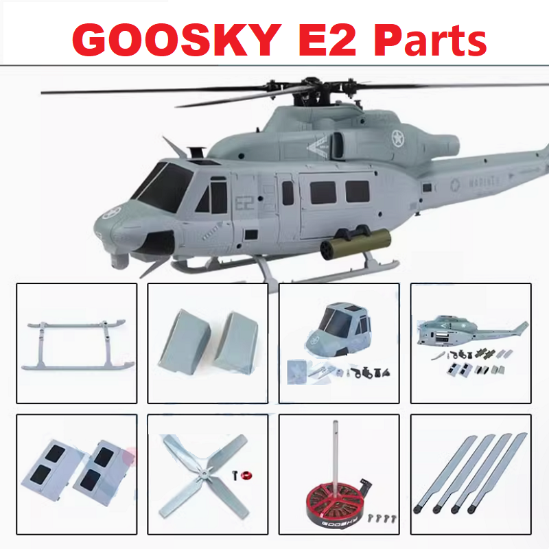 Spare Parts For GOOSKY E2 UH-1 - Rc Helicopter Coaxial ulasan dan harga