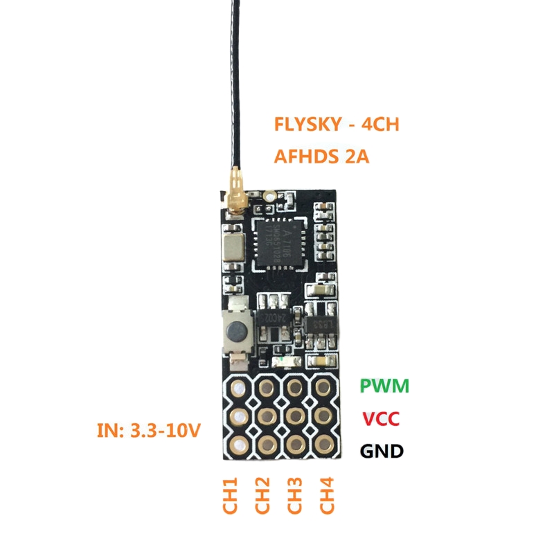 Flysky FS2A Mini Receiver 4CH  - Rc Helicopter Battery ulasan dan harga