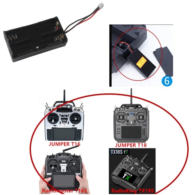 RadioMaster TX16S 2S 18650 Bat - Rc Helicopter Case ulasan dan harga
