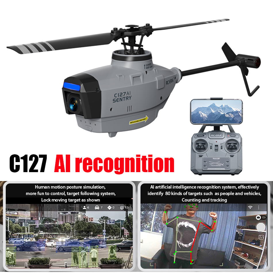 RC ERA C127 AI Sentry Mini Bru - Rc Helicopter Single Rotor ulasan dan harga