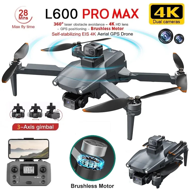 L600 PRO MAX GPS Drone Profess - Rc Helicopter Case ulasan dan harga