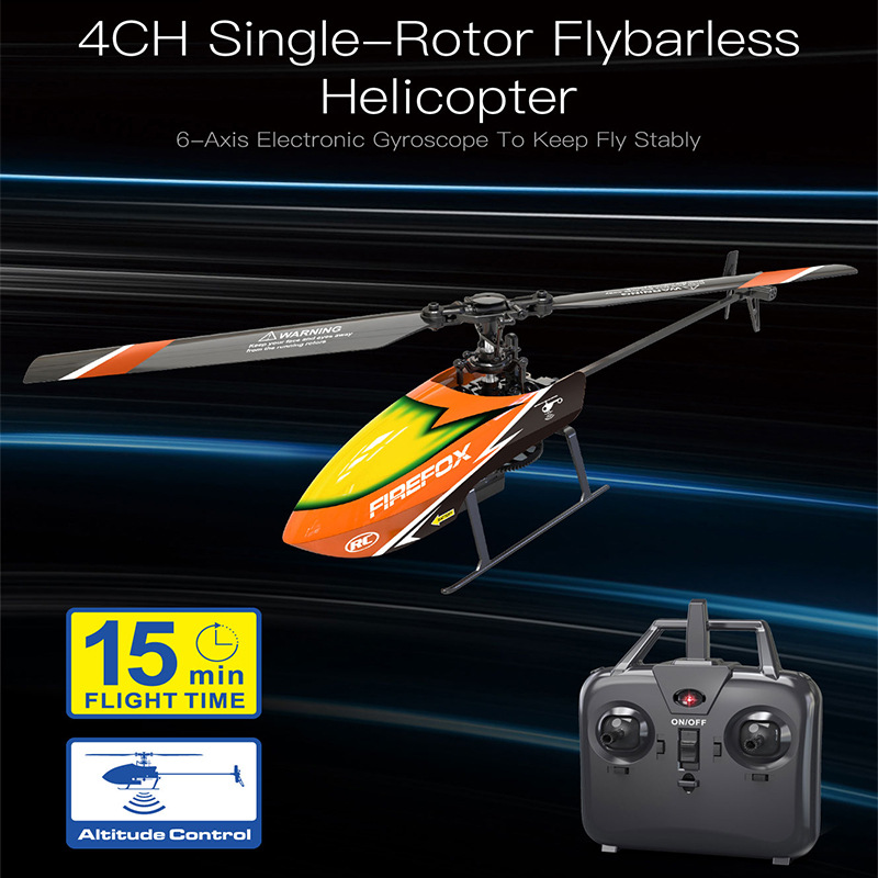 Single-Rotor Flybarless RC Hel - Rc Helicopter Single Rotor ulasan dan harga