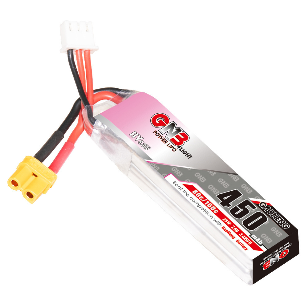 GNB LiPo Battery HV 2S 7.6V 45 - Rc Helicopter Parts ulasan dan harga