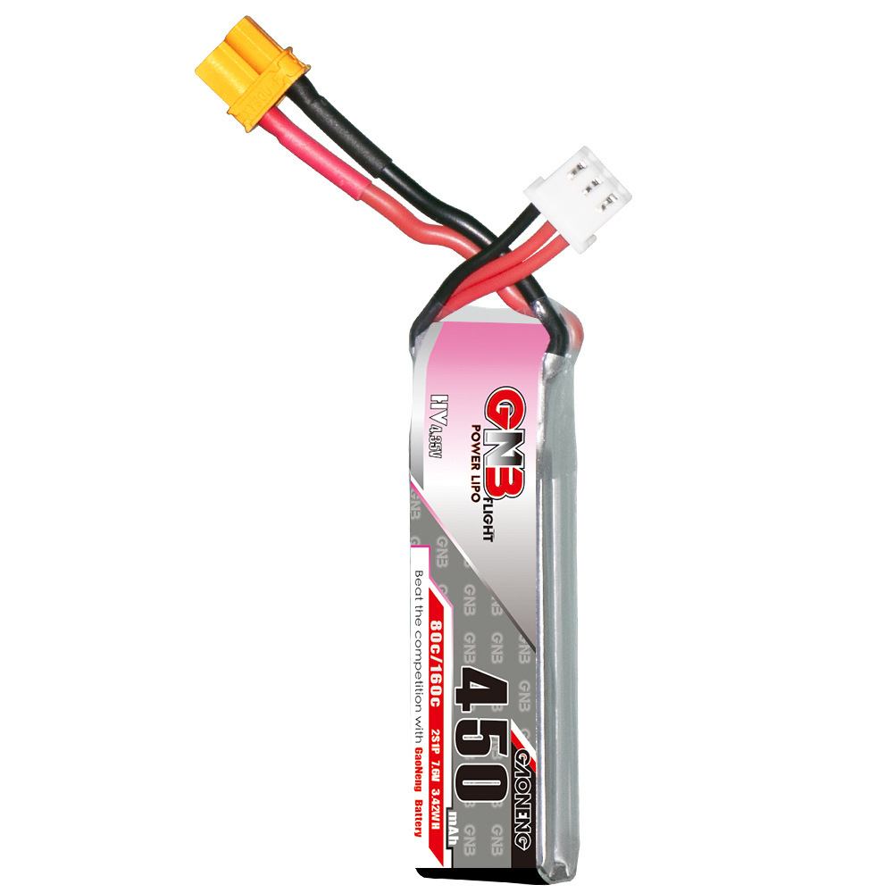 GNB LiPo Battery HV 2S 7.6V 45 - Rc Helicopter Parts ulasan dan harga