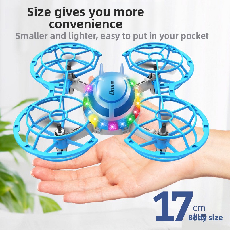 Mini RC Drone with LED Lights, - Rc Helicopter Electric ulasan dan harga