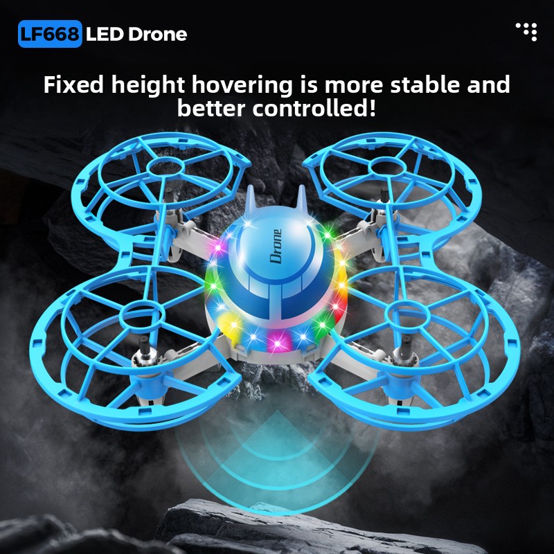 Mini RC Drone with LED Lights, - Rc Helicopter Electric ulasan dan harga