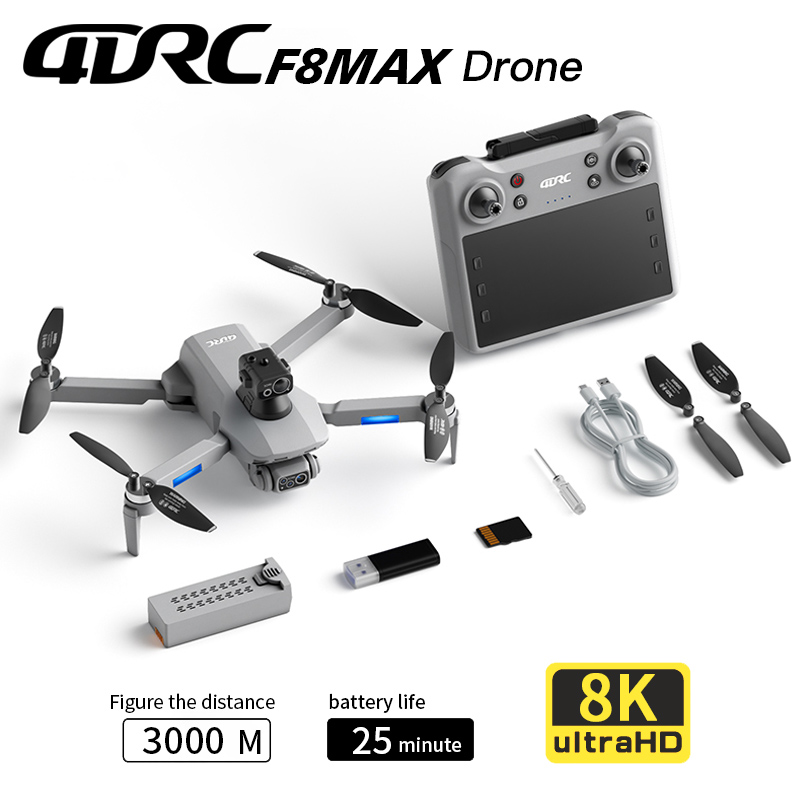F8 MAX GPS Drone Professional  - Rc Helicopter Case ulasan dan harga