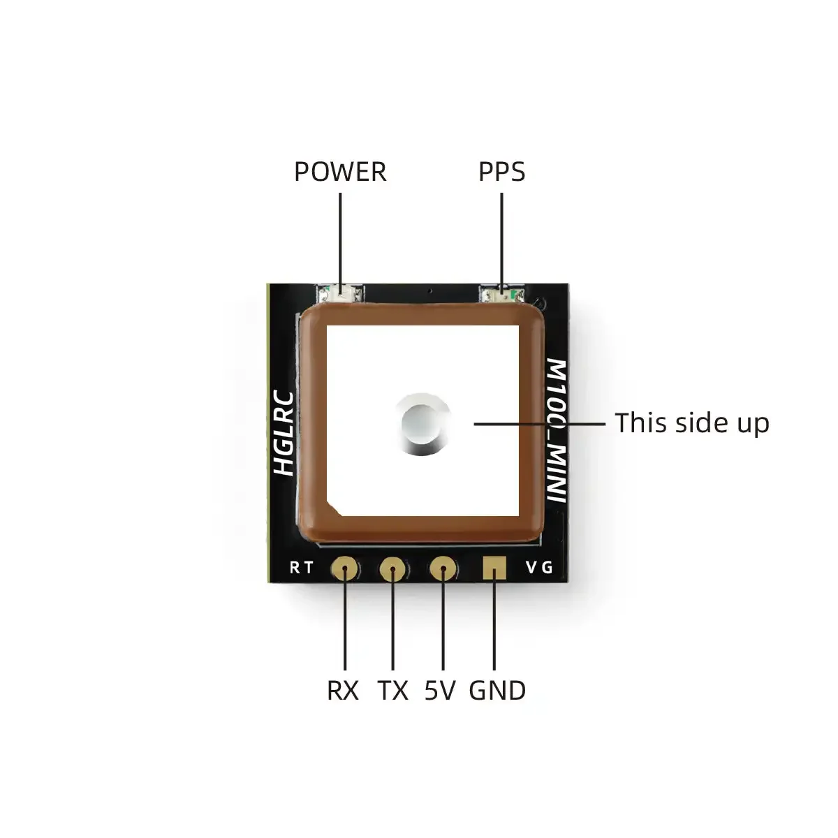 HGLRC M100 MINI GPS Module M10 - Rc Helicopter Parts ulasan dan harga