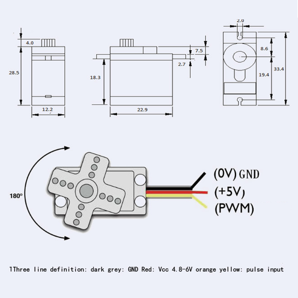 MG90S Servo Diymore 1/4/10/20  - Rc Helicopter Parts ulasan dan harga