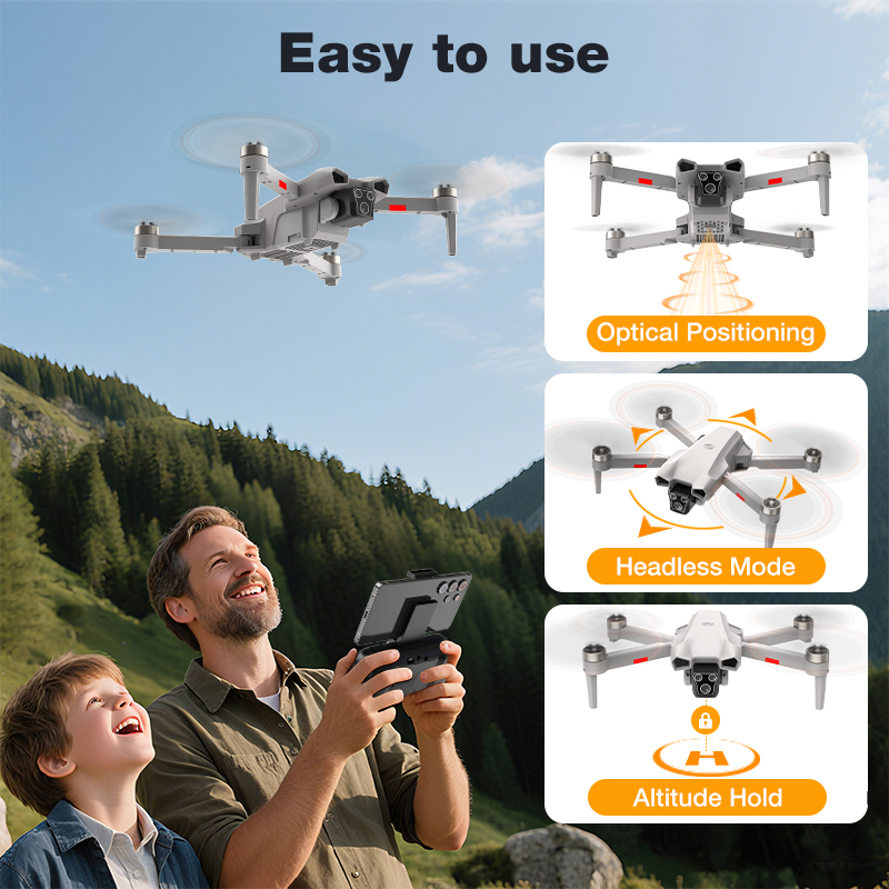 NEW Hot L017 Pro Drone Brushle - Rc Helicopter Electric ulasan dan harga