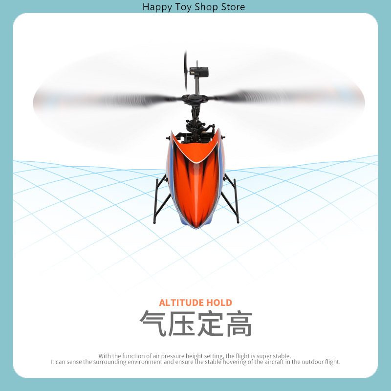 WLtoys XK K127 4CH Flybarless  - Rc Helicopter Gyro ulasan dan harga